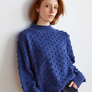 Medium Blue Violet Misha and Puff Sweater